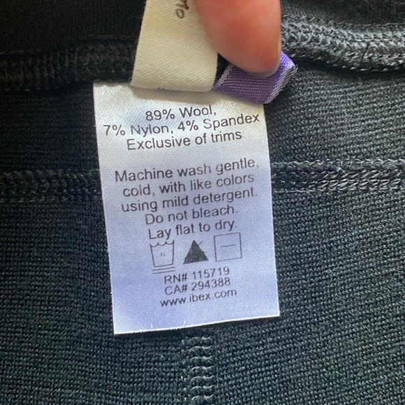 VGUC Ibex Izzi Merino Wool Pull On Pants with Crossover Waistband - Picture 8 of 14
